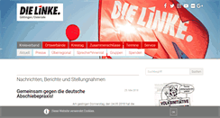 Desktop Screenshot of die-linke-goettingen.de