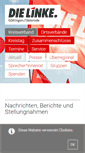 Mobile Screenshot of die-linke-goettingen.de